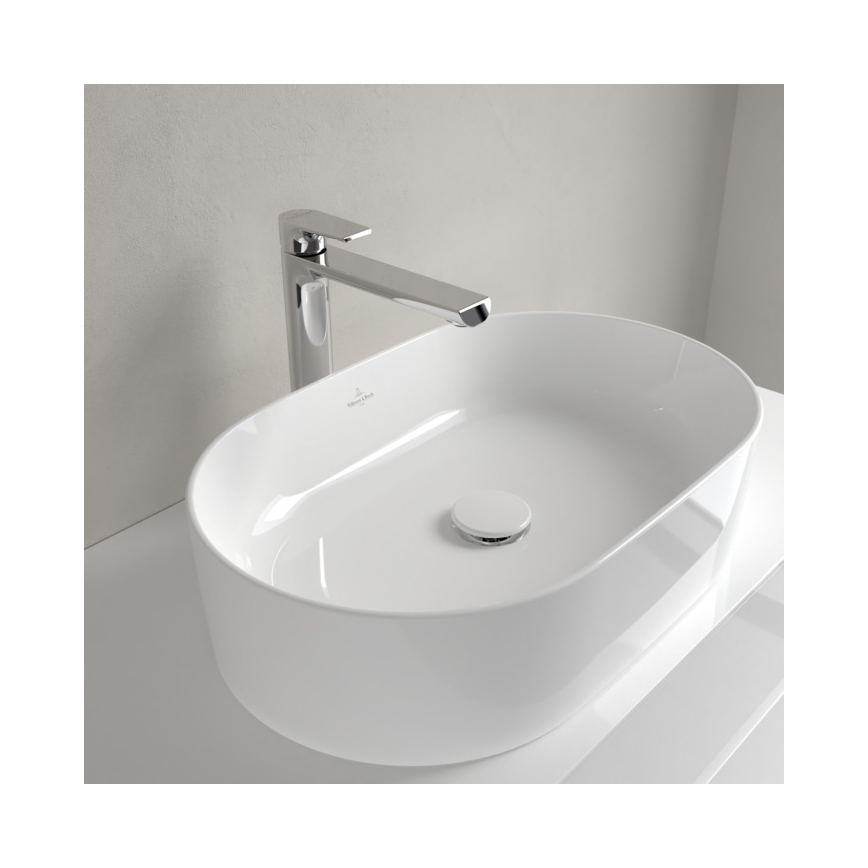 Villeroy & Boch 4A195601 - Opzetwastafel COLLARO 56x36 cm keramiek/wit
