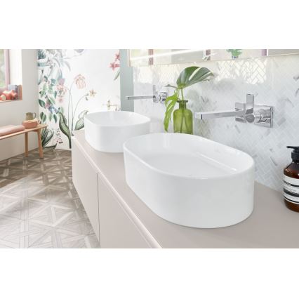 Villeroy & Boch 4A195601 - Opzetwastafel COLLARO 56x36 cm keramiek/wit