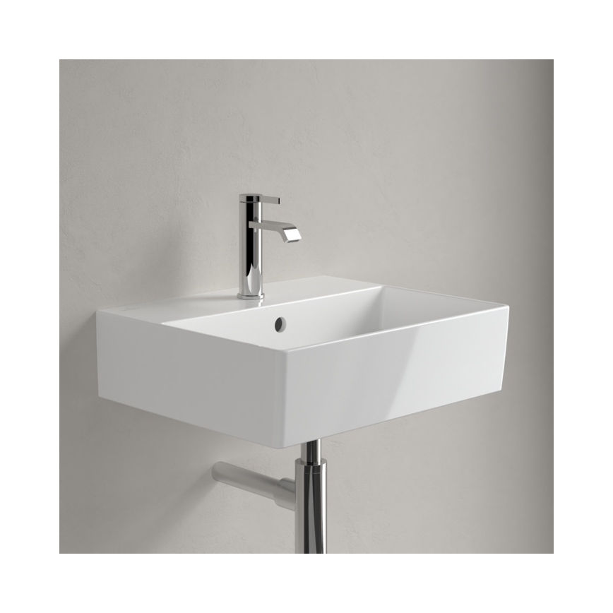 Villeroy & Boch 4A225G01 - Lavabo suspendu/à poser sur plan MEMENTO 50x42cm céramique/blanc