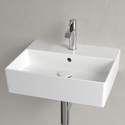 Villeroy & Boch 4A225G01 - Lavabo suspendu/à poser sur plan MEMENTO 50x42cm céramique/blanc