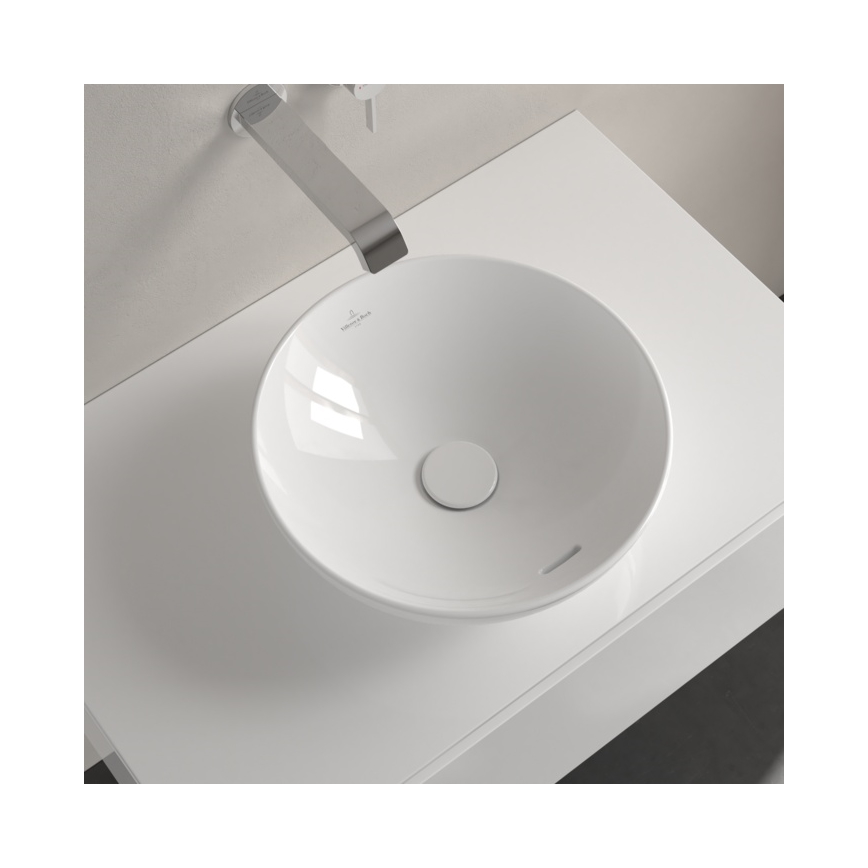Villeroy & Boch 4A450001 - Lavabo à poser LOOP&FRIENDS Ø 38 cm céramique/blanc