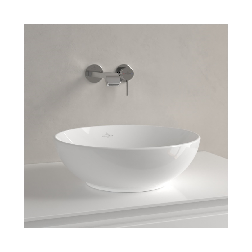 Villeroy & Boch 4A450001 - Lavabo à poser LOOP&FRIENDS Ø 38 cm céramique/blanc