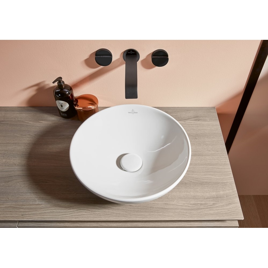 Villeroy & Boch 4A450001 - Lavabo à poser LOOP&FRIENDS Ø 38 cm céramique/blanc