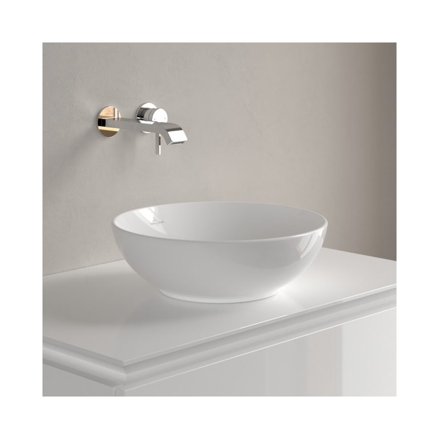 Villeroy & Boch 4A450001 - Opzetwastafel LOOP&FRIENDS Ø 38 cm keramiek/wit