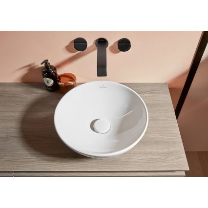 Villeroy & Boch 4A450001 - Opzetwastafel LOOP&FRIENDS Ø 38 cm keramiek/wit
