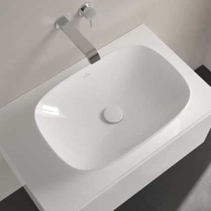 Villeroy & Boch 4A490101 - Lavabo à poser sur plan LOOP&FRIENDS 56x38 cm céramique/blanc