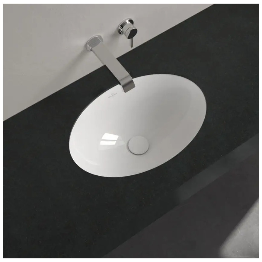 Villeroy & Boch 4A530001 - Lavabo à encastrer LOOP&FRIENDS 43x29 cm céramique/blanc