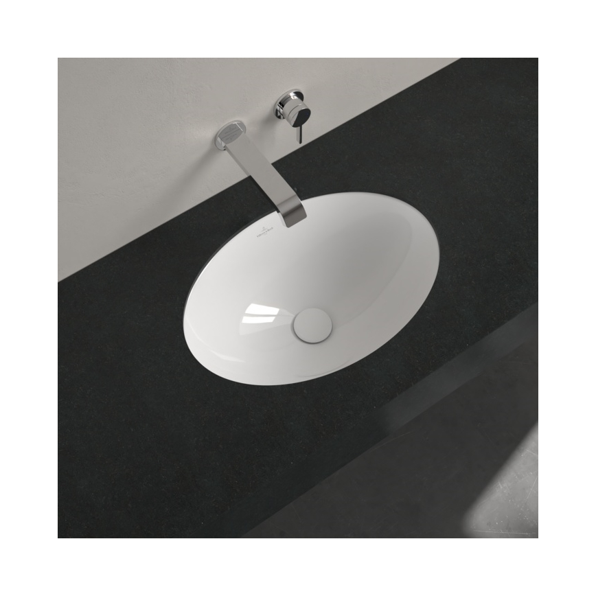 Villeroy & Boch 4A540001 - Lavabo à encastrer LOOP&FRIENDS 48,5 x 32,5 cm céramique/blanc