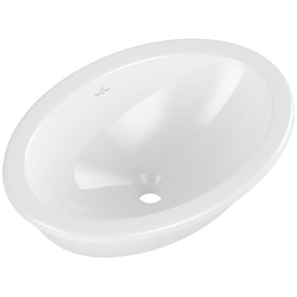 Villeroy & Boch 4A540001 - Lavabo à encastrer LOOP&FRIENDS 48,5 x 32,5 cm céramique/blanc