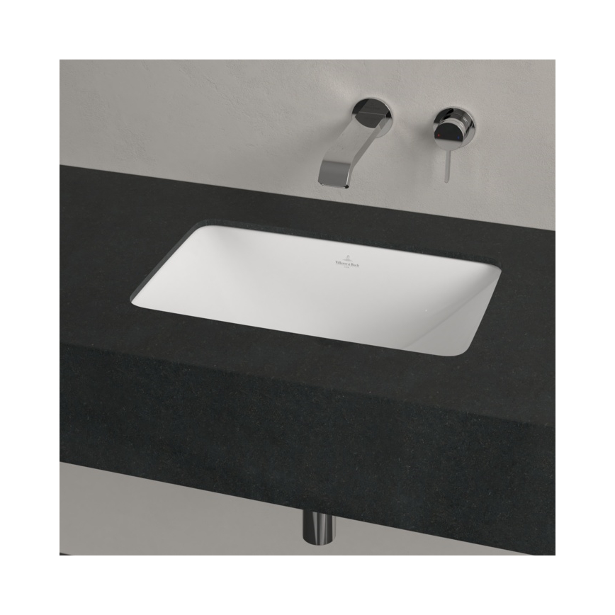 Villeroy & Boch 4A560101 - Inbouwwastafel LOOP&FRIENDS 45x28 cm keramiek/wit