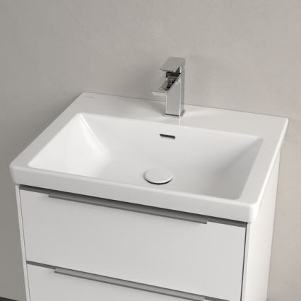 Villeroy & Boch 4A706001 - Lavabo suspendu SUBWAY 3.0 60x47 cm céramique/blanc