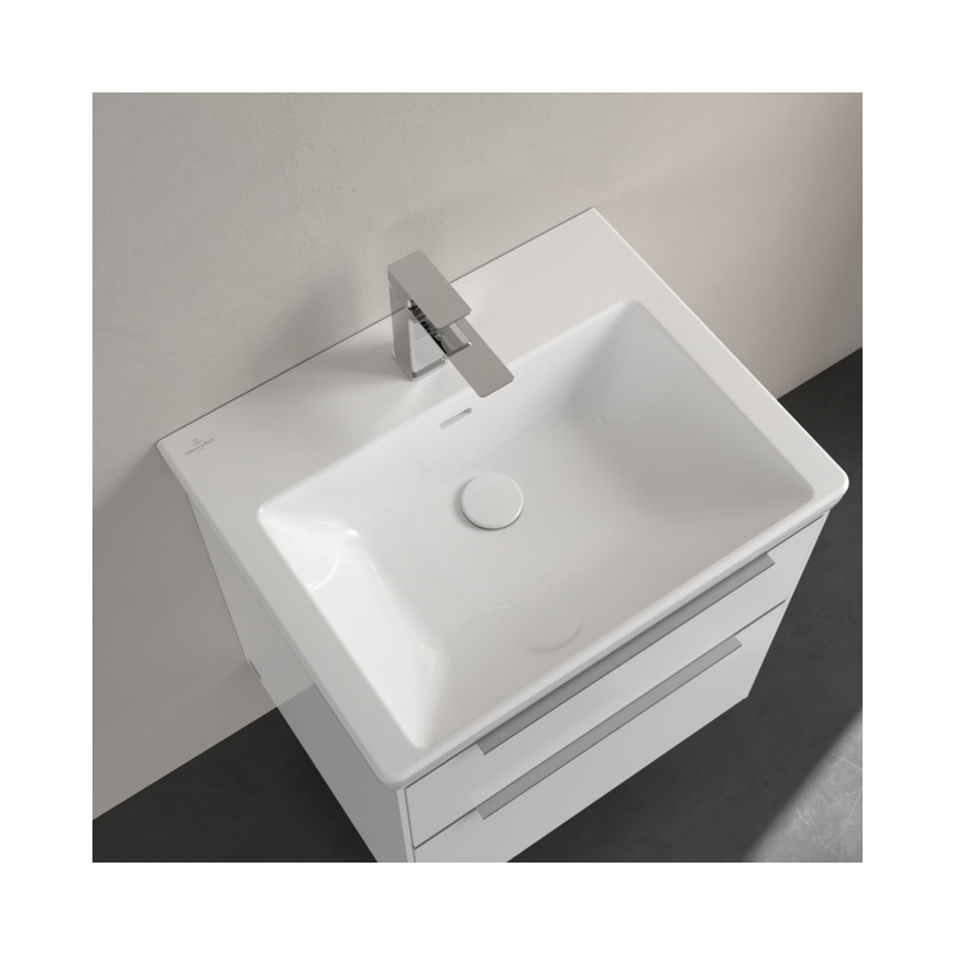 Villeroy & Boch 4A706001 - Lavabo suspendu SUBWAY 3.0 60x47 cm céramique/blanc