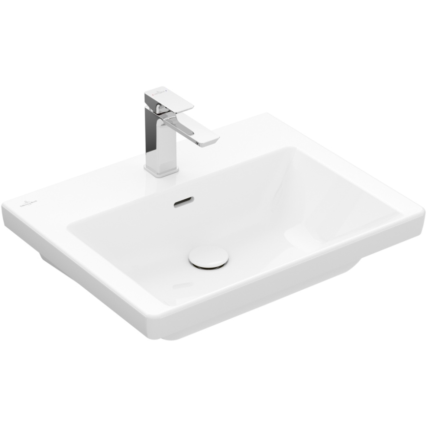 Villeroy & Boch 4A706001 - Lavabo suspendu SUBWAY 3.0 60x47 cm céramique/blanc