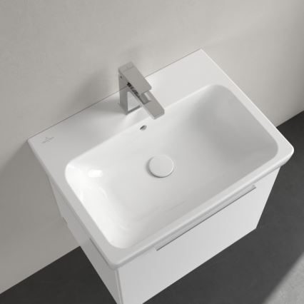 Villeroy & Boch 4A876001 - Wandgemonteerde wastafel ARCHITECTURA 60x45 cm keramiek/wit