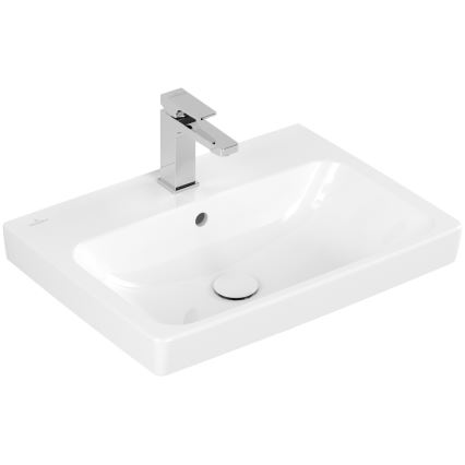 Villeroy & Boch 4A876001 - Wandgemonteerde wastafel ARCHITECTURA 60x45 cm keramiek/wit