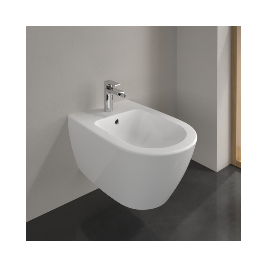 Villeroy & Boch 540000R1 - Bidet suspendu SUBWAY 2.0 37 x 56,5 cm céramique/blanc