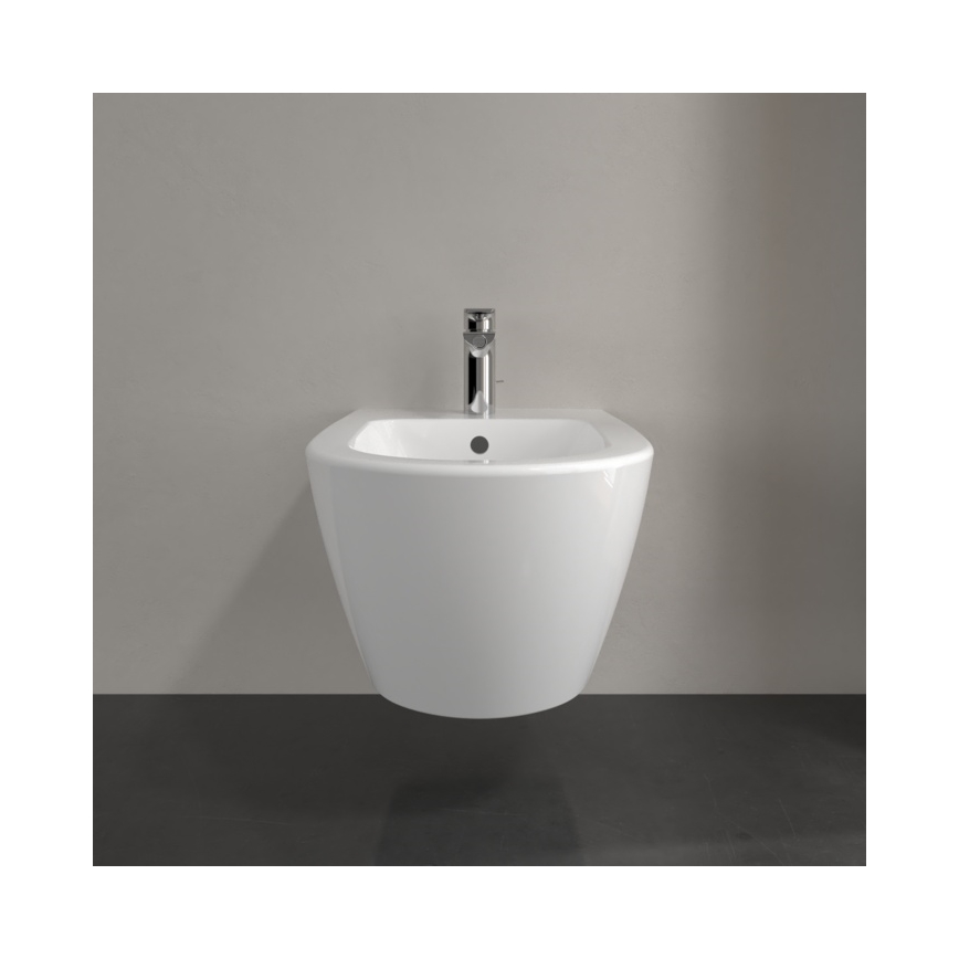 Villeroy & Boch 540000R1 - Bidet suspendu SUBWAY 2.0 37 x 56,5 cm céramique/blanc