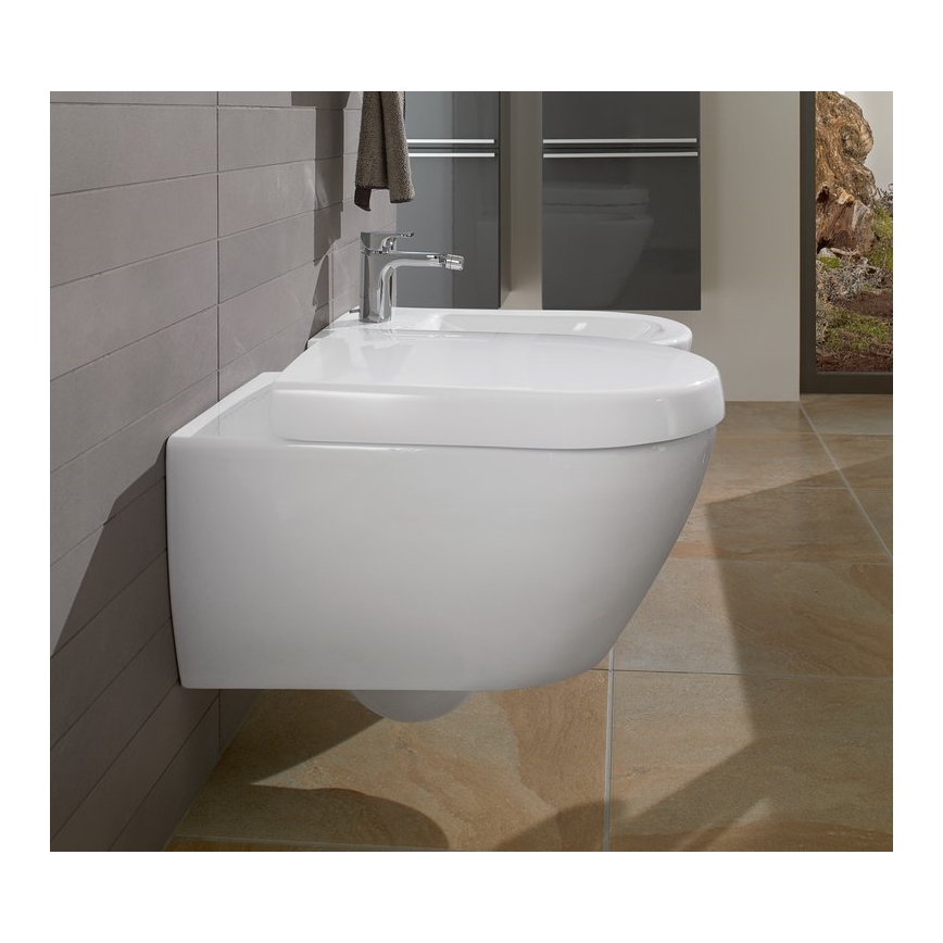 Villeroy & Boch 540000R1 - Wandbidet SUBWAY 2.0 37 x 56,5 cm keramiek/wit