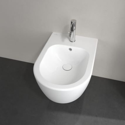 Villeroy & Boch 54050001 - Wandhangend bidet AVENTO keramiek/wit