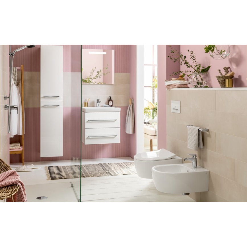 Villeroy & Boch 54050001 - Wandhangend bidet AVENTO keramiek/wit