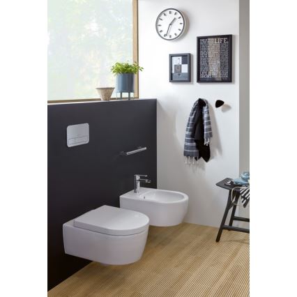 Villeroy & Boch 54050001 - Wandhangend bidet AVENTO keramiek/wit