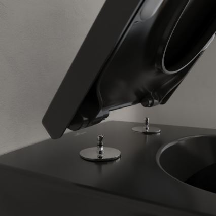 Villeroy & Boch 5614R0R7 - Hangend toilet SUBWAY keramiek/zwart