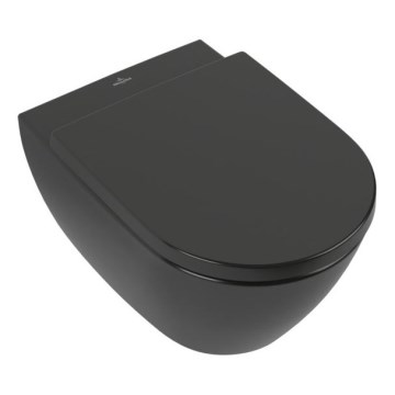 Villeroy & Boch 5614R0R7 - WC suspendu SUBWAY en céramique/noir