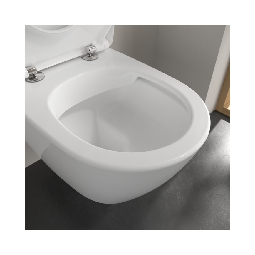 Villeroy & Boch 5614R201 - Hangend toilet met SoftClose-zitting SUBWAY 2.0 keramiek/wit