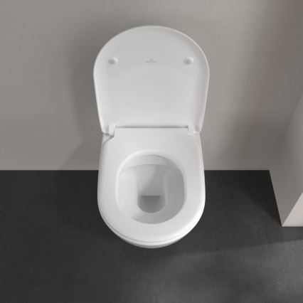 Villeroy & Boch 5614R201 - WC suspendu avec abattant SoftClose SUBWAY 2.0 céramique/blanc