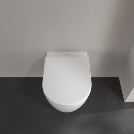 Villeroy & Boch 5656HRRW - Hangend toilet met SoftClose-zitting AVENTO keramiek/wit