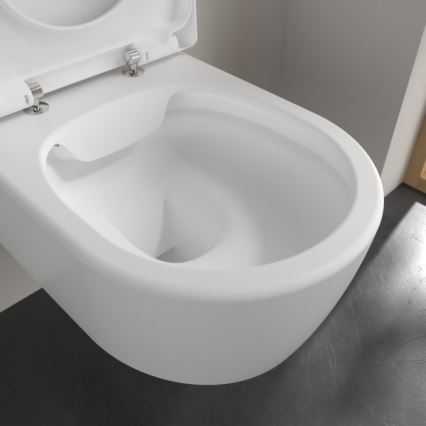 Villeroy & Boch 5656HRRW - Hangend toilet met SoftClose-zitting AVENTO keramiek/wit
