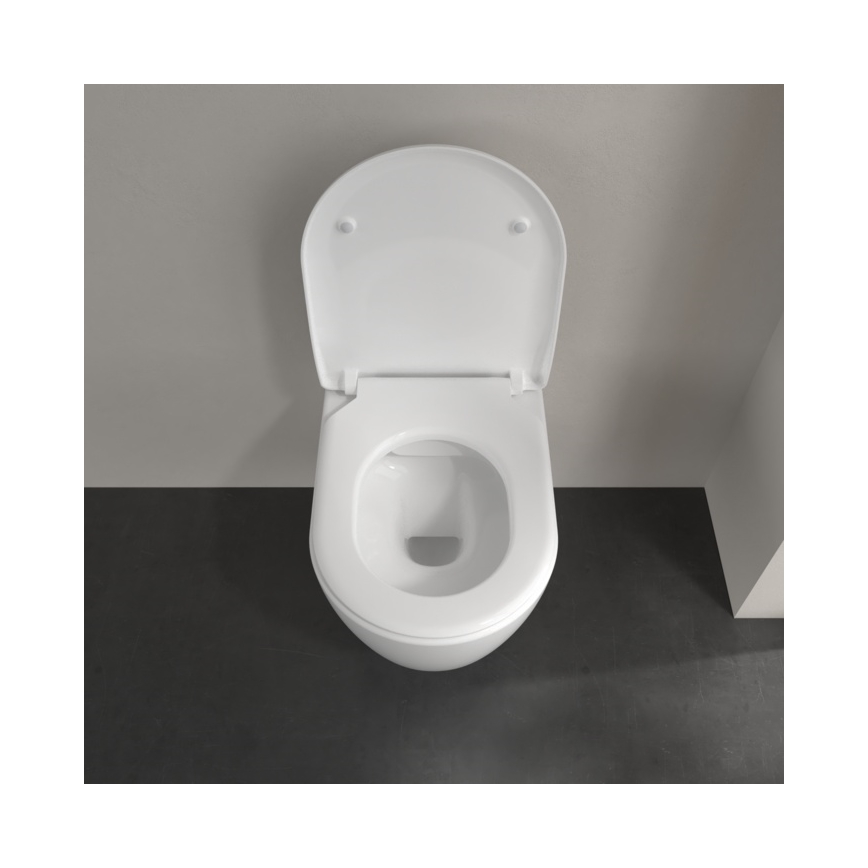 Villeroy & Boch 5656RS01 - Hangend toilet met SoftClose zitting AVENTO keramiek/wit