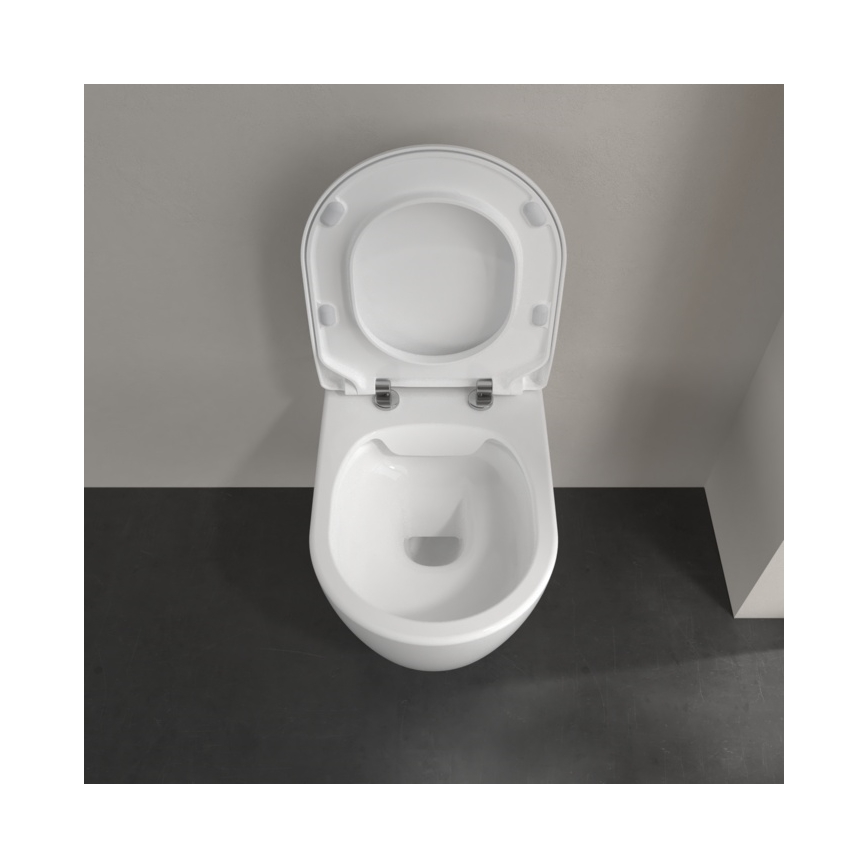 Villeroy & Boch 5656RS01 - Hangend toilet met SoftClose zitting AVENTO keramiek/wit