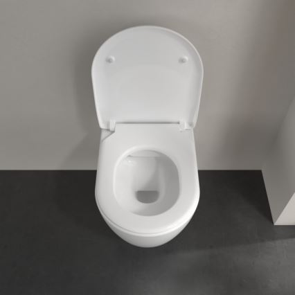 Villeroy & Boch 5656RS01 - WC suspendu avec abattant SoftClose AVENTO en céramique/blanc