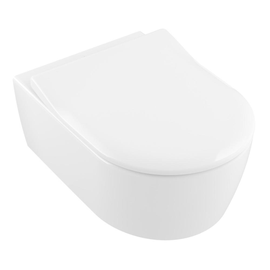 Villeroy & Boch 5656RSR1 - Hangend toilet met SoftClose-zitting AVENTO, keramiek/wit