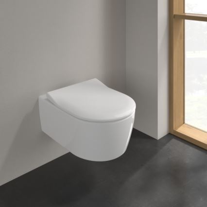 Villeroy & Boch 5656RSR1 - Hangend toilet met SoftClose-zitting AVENTO, keramiek/wit