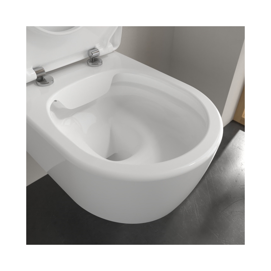 Villeroy & Boch 5656RSR1 - Hangend toilet met SoftClose-zitting AVENTO, keramiek/wit