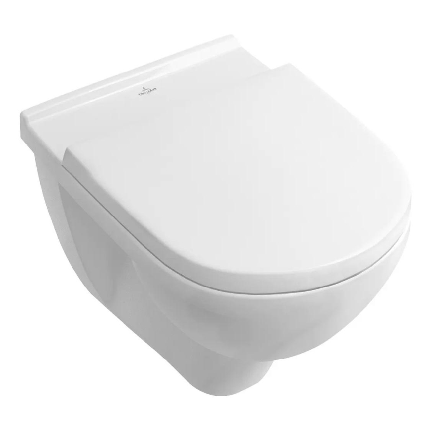 Villeroy & Boch 5660H101 - Hangend toilet met toiletzitting O.NOVO keramiek/wit