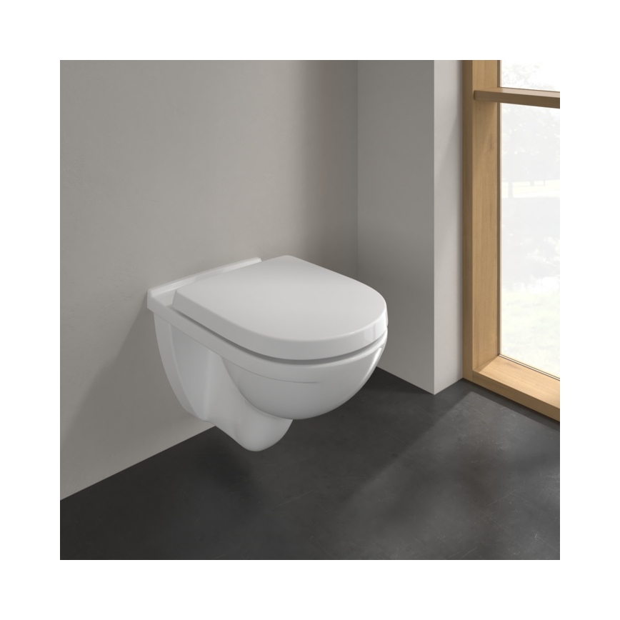 Villeroy & Boch 5660H101 - Hangend toilet met toiletzitting O.NOVO keramiek/wit