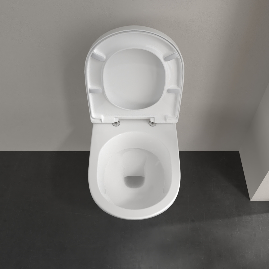 Villeroy & Boch 5660H101 - Hangend toilet met toiletzitting O.NOVO keramiek/wit