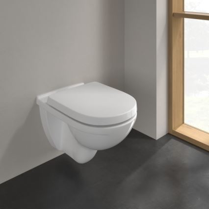 Villeroy & Boch 5660H101 - WC suspendu O.NOVO en céramique avec abattant, blanc