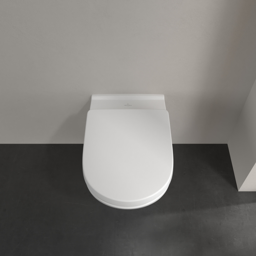 Villeroy & Boch 5660H101 - WC suspendu O.NOVO en céramique avec abattant, blanc