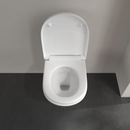 Villeroy & Boch 5660H101 - WC suspendu O.NOVO en céramique avec abattant, blanc