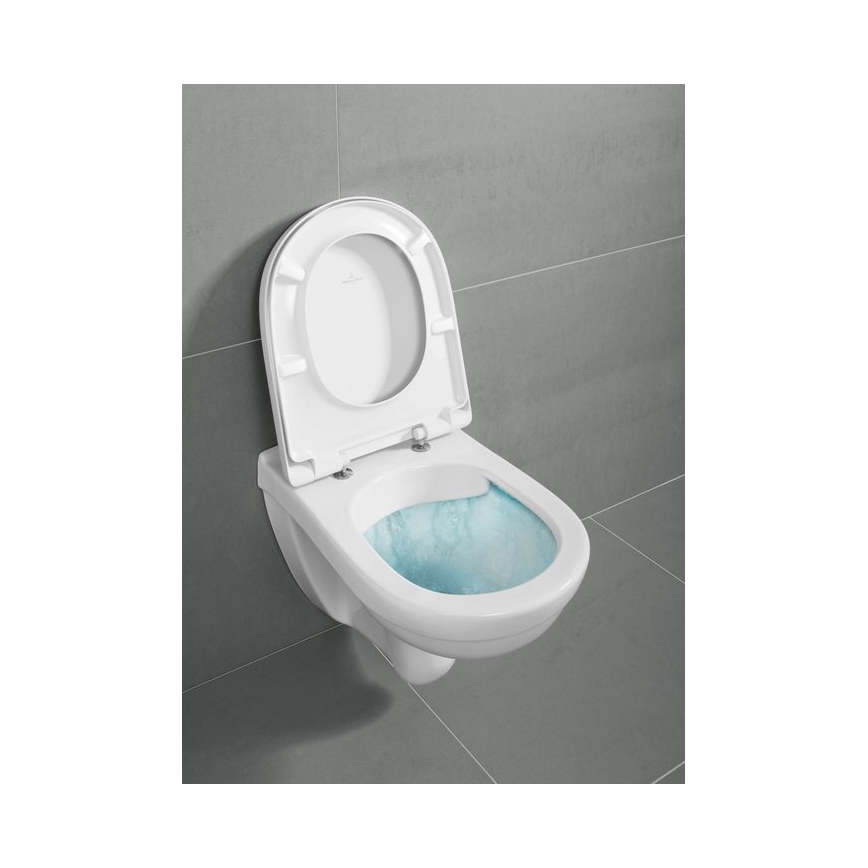 Villeroy & Boch 5660HR01 - Hangend toilet O.NOVO met SoftClose-toiletzitting, keramiek/wit