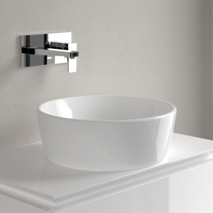 Villeroy & Boch 5A254501 - Lavabo à poser ARCHITECTURA Ø 45 cm céramique/blanc