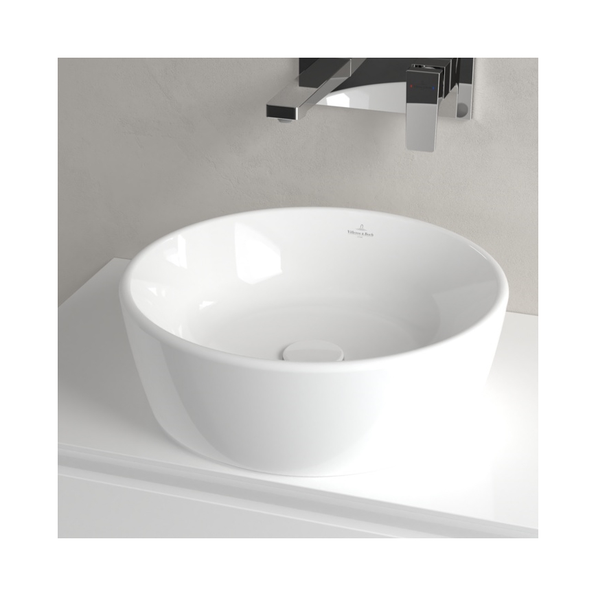 Villeroy & Boch 5A254501 - Lavabo à poser ARCHITECTURA Ø 45 cm céramique/blanc