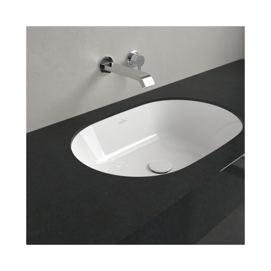 Villeroy & Boch 5A766001 - Inbouwwastafel ARCHITECTURA 57x37,5 cm keramiek/wit