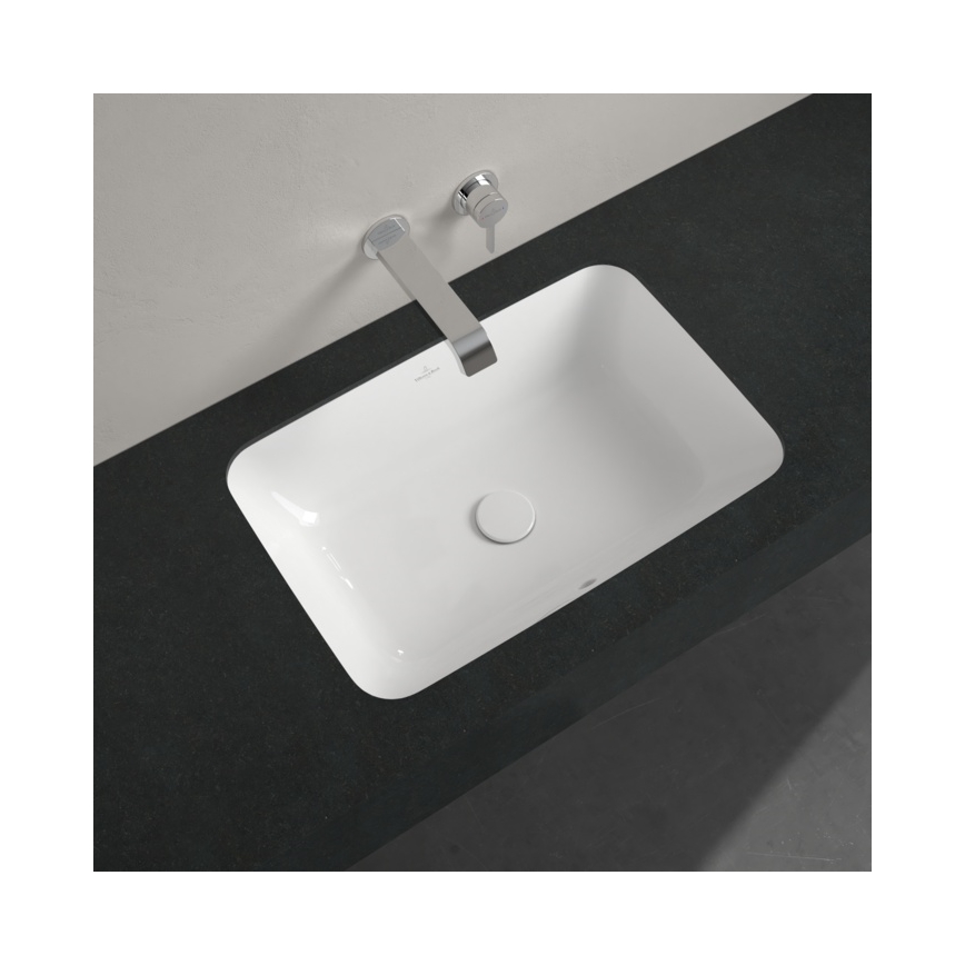 Villeroy & Boch 5A776001 - Lavabo encastré ARCHITECTURA 57x37 céramique/blanc