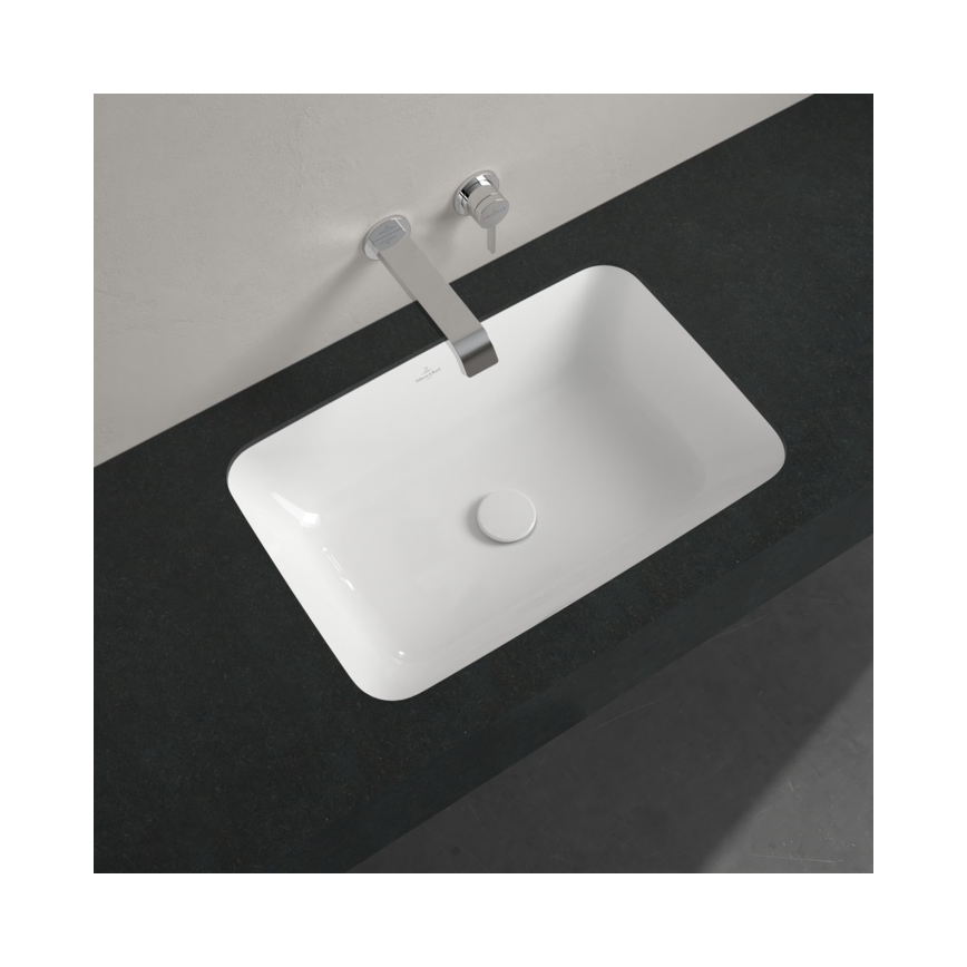 Villeroy & Boch 5A776101 - Inbouwwastafel ARCHITECTURA 57 x 37 cm keramiek/wit