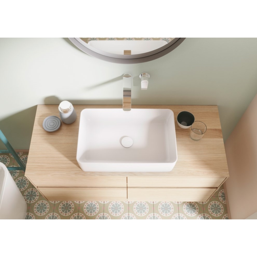 Villeroy & Boch 68080001 - Wastafelafvoer keramiek/glanzend chroom